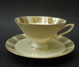 Mid Century Modernist Bavaria porcelain tea cup set