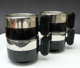 Morinox Italy seventies RVS espresso kopjes
