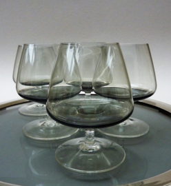 Peill und Putzler Cora Smoke crystal cognac glasses