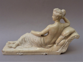 Brocante aardewerken beeld Aphrodite