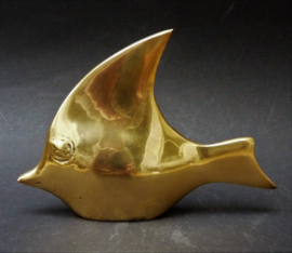 Modernist brass fish