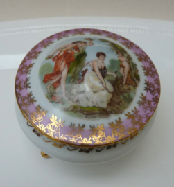 Martinroda porcelain footed trinket box