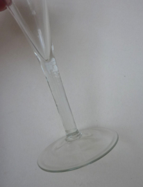 Champagne flutes  met bloem guirlandes gravure