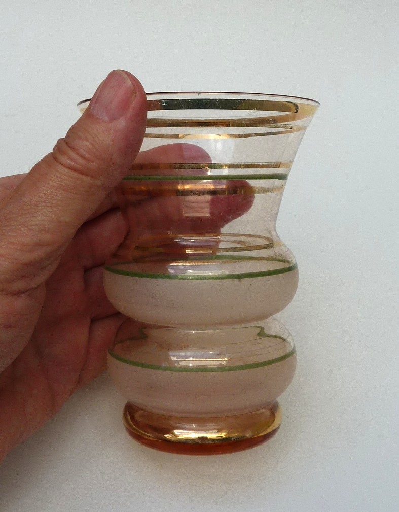 Booms de Rupel glazen vaasjes jaren 50