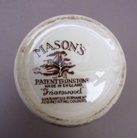 Masons ironstone Friarswood gember pot