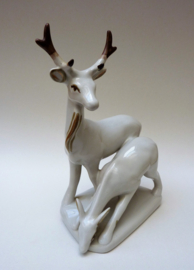 Polonne Ukraine porcelain sculpture Deer