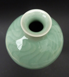 Vintage Chinese Longquan ware Celadon porseleinen vaas