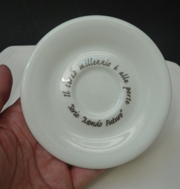 Ancap Edizione Espresso Mondo Futuro 1998 cup with saucer
