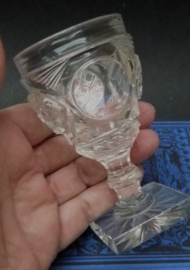 Irish or English square base rummer early 19th century