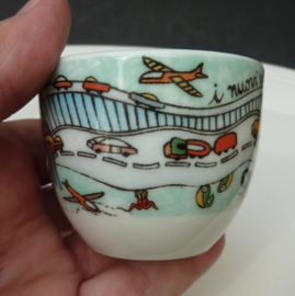 Ancap Edizione Espresso Mondo Futuro 1998 cup with saucer