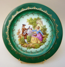 Gloria Rembrandt Fragonard courting couple high tea taart bord