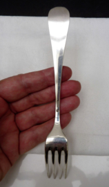 Christofle Baguette silver plated dessert fork