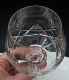 Geslepen kristallen cognac glazen 