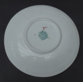 Sarreguemines Minton pattern 216 coffee cup with saucer