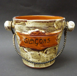Vallauris Francis Bongioanni Mid Century brutalist pottery ijsemmer