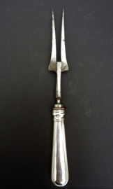 Antique French silver plated meat carving set