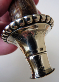 Biedermeier zilveren schenkkurk Nederland eerste helft 19e eeuw