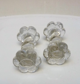 A pair of Baccarat crystal knife rests model 535