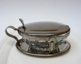 Mepra Italy Mid Century RVS parmezaanse kaas pot