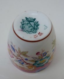 Sarreguemines Minton pattern 216 demitasse cup with saucer
