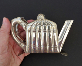 Godinger silver plated teapot napkin holder