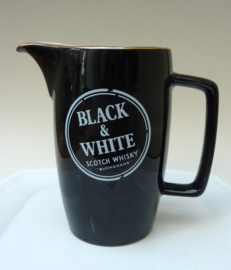 Buchanans Black and White whisky pitcher