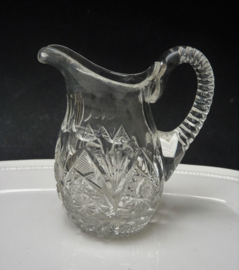 American Brilliant Period cut crystal creamer