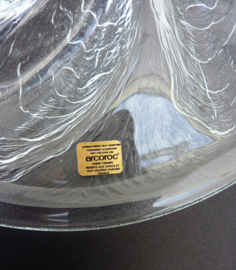 Arcoroc France vintage glass oysterplate