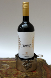 Mid Century verzilverde wijn champagne flessenbak