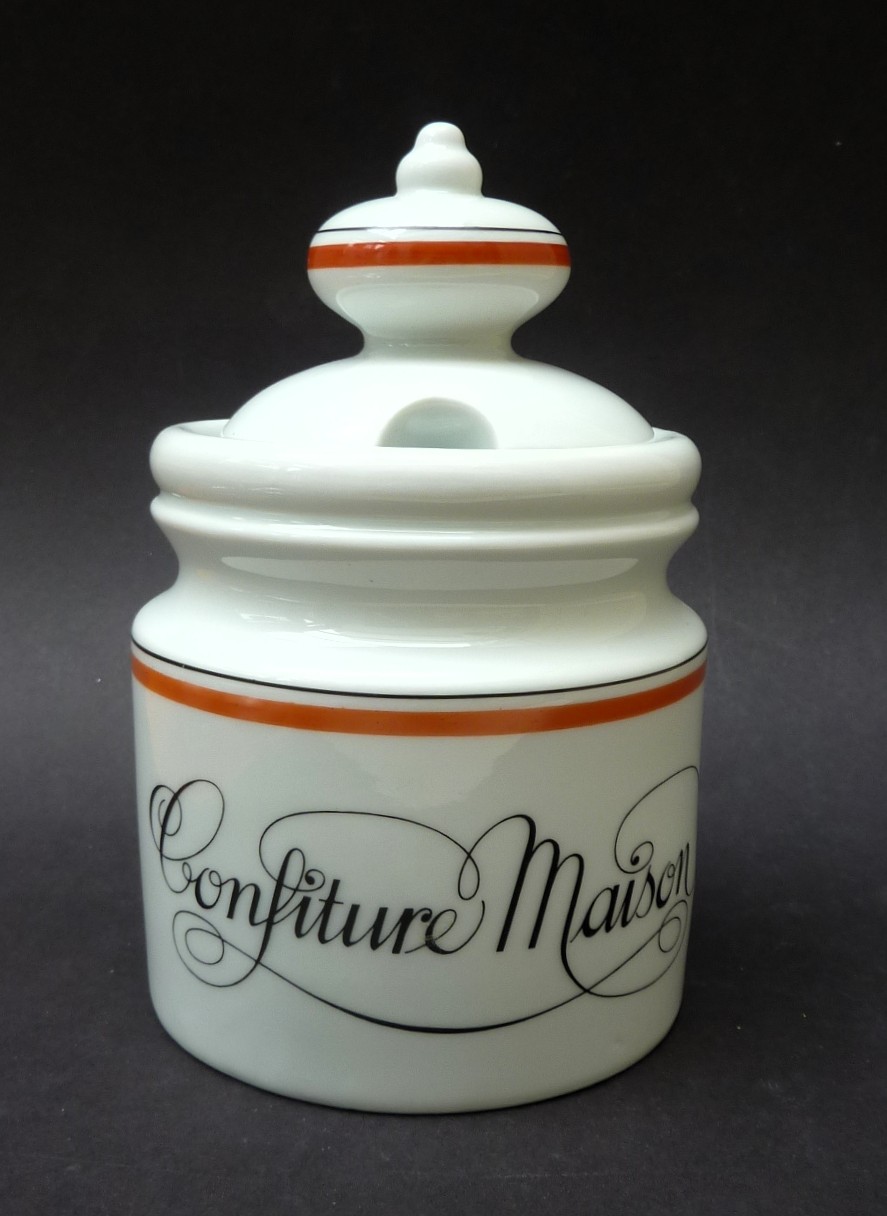 Porcelaine d'Auteuil Bistrot jampot Confiture Maison