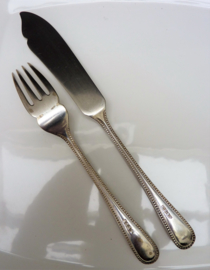 English EPNS silver plated fish cutlery for 5