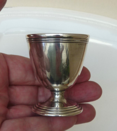 Christofle silver plated egg cups 19th century