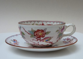 Sarreguemines Minton decor 252 theekop en schotel 