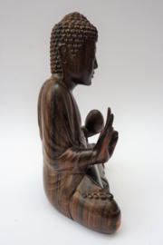 Balinees houtsnijwerk Vitarka Mudra Buddha