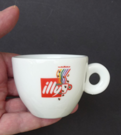 Illy logo espresso cup with saucer James Rosenquist 1999