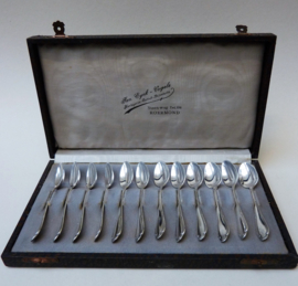 Wellner antique neo classical style silver plated teaspoons