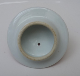 Chinese pink porcelain Wan Shou Wu Jiang teapot