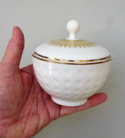 Arzberg Heinrich Loffelhardt vorm 2375 Golfbal suikerpot met deksel 