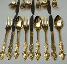 Hollywood Regency stijl verguld bestek Royal Sealy Japan