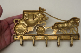 English brass key rack Royal Carriage