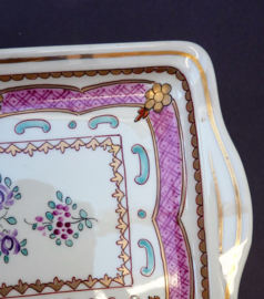 Edme Samson Paris porcelain cake sandwich plate