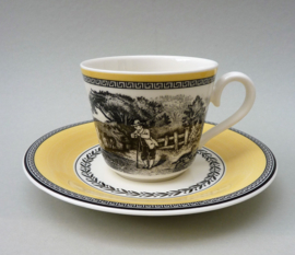 Villeroy Boch Audun Ferme coffee cup with saucer