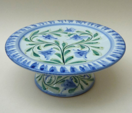 Porches Portugal ceramic pedestal cake plate