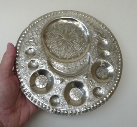 Oosters verzilverd klein dienblad