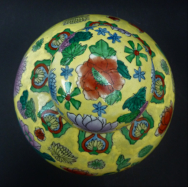 Chinese porcelain ginger jar Butterflies and Flowers