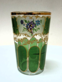 Antique Bohemian ice tea glasses