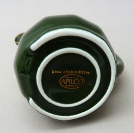 Apilco Flora creamer green Vert Empire 