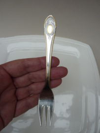 Solingen 24 carat gold plated stainless steel dessert cake forks