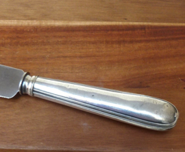 Swedish cake knife with silver plated handle