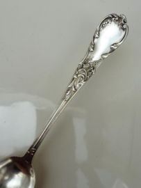 French Rococo style silver plated coffee spoons